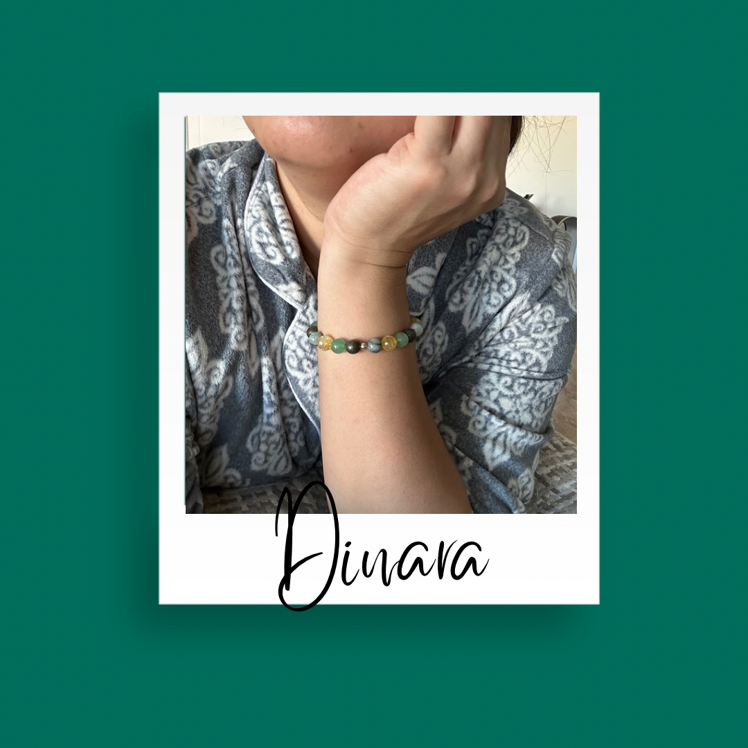 Dinara - Aventurine, Citrine, Jade, Pyrite