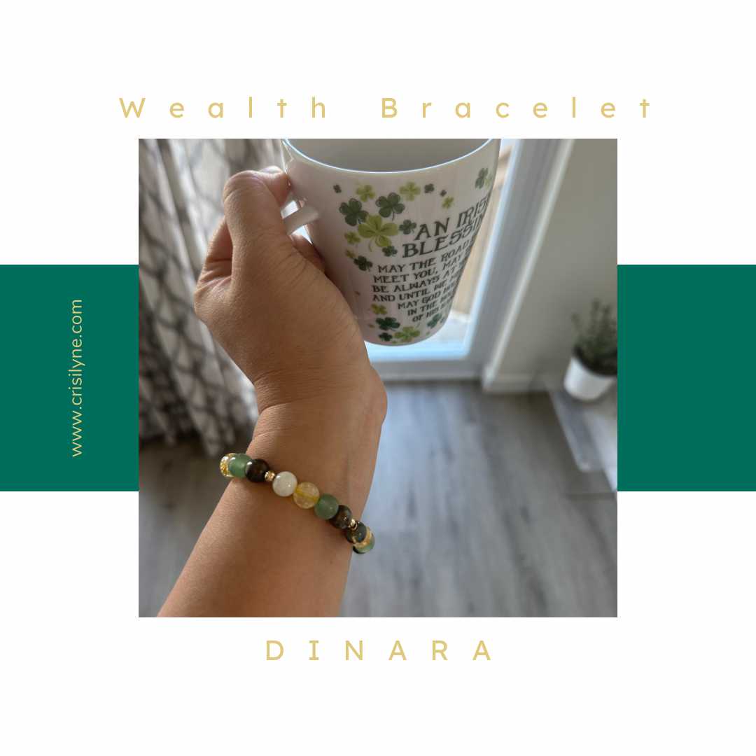 Dinara - Aventurine, Citrine, Jade, Pyrite