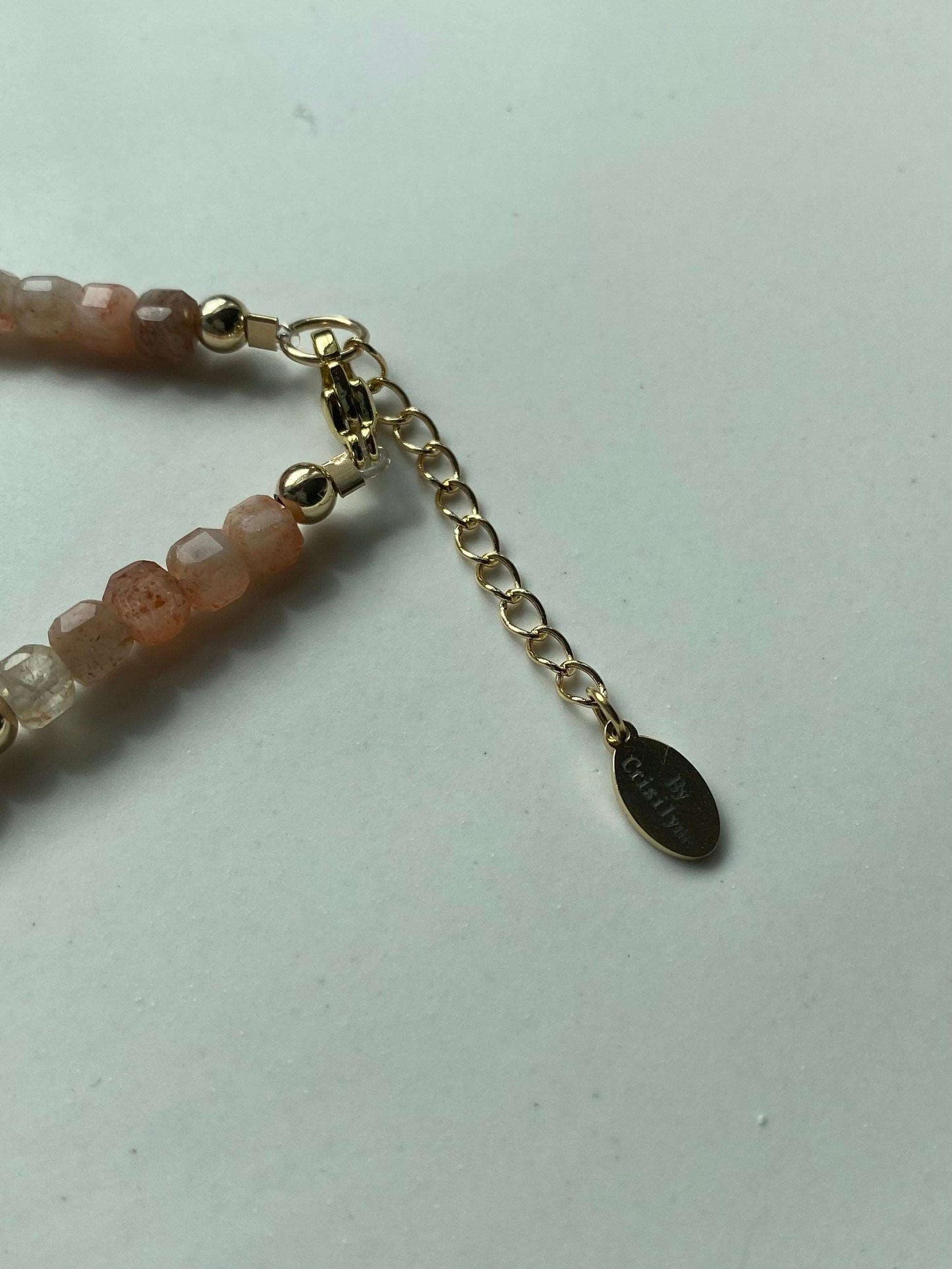 Stella - Handmade Sunstone Bracelet