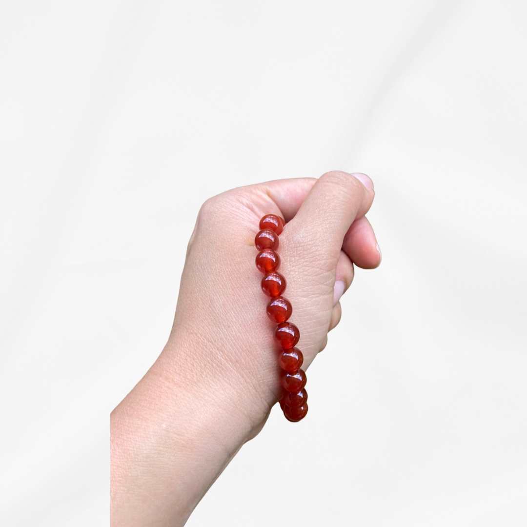 Carrie - Carnelian with Heart Charm