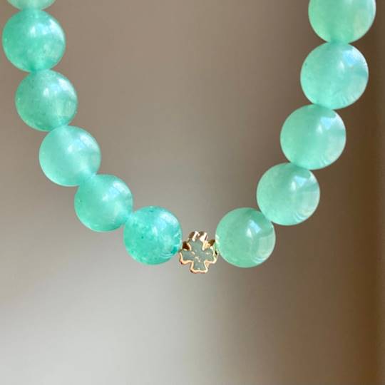 Adrian - Aventurine with Shamrock Spacer