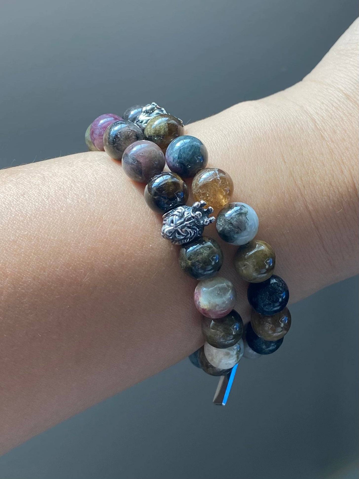 Tatum - Multicolor Tourmaline Beaded Bracelet