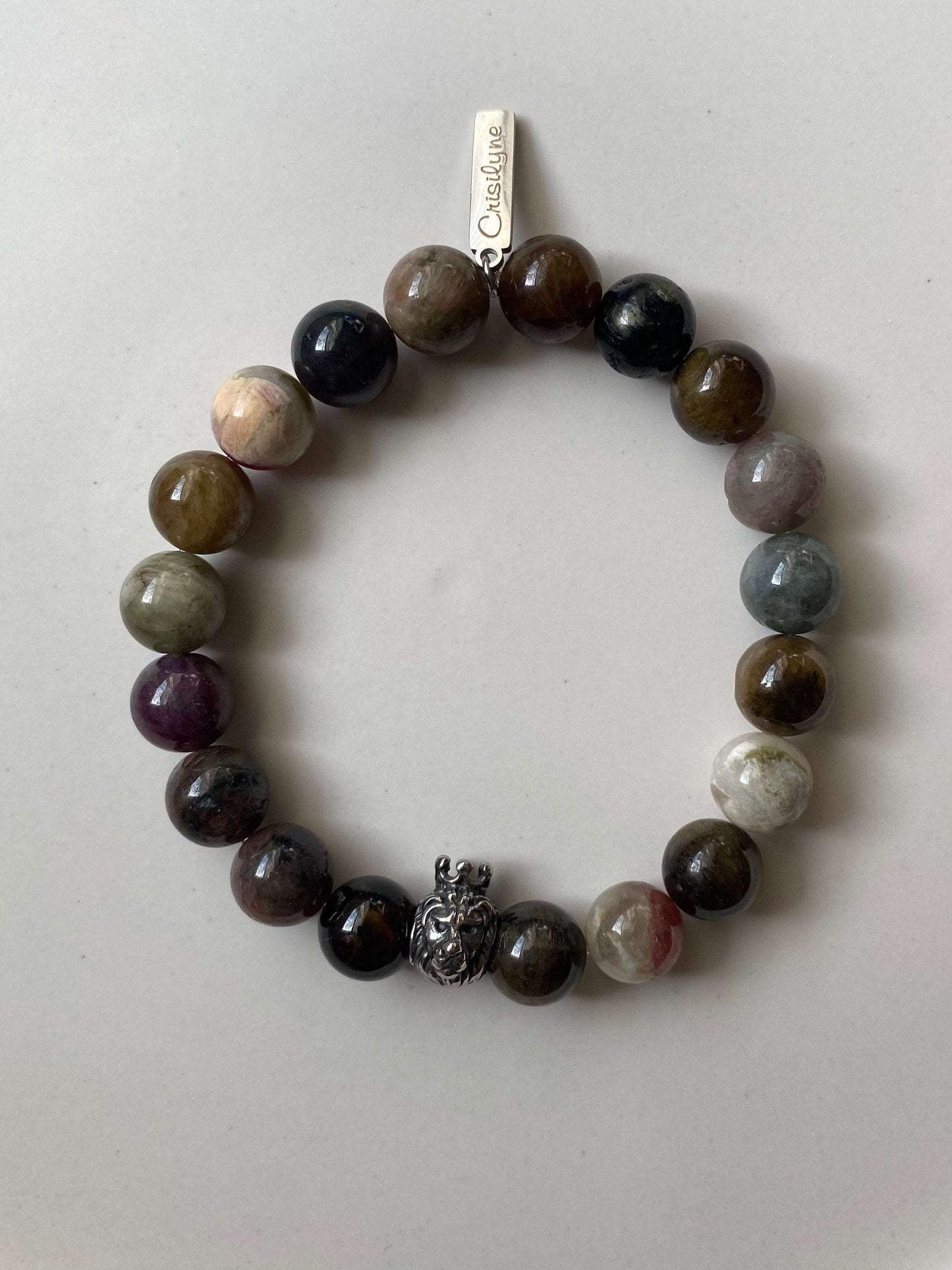 Tatum - Multicolor Tourmaline Beaded Bracelet