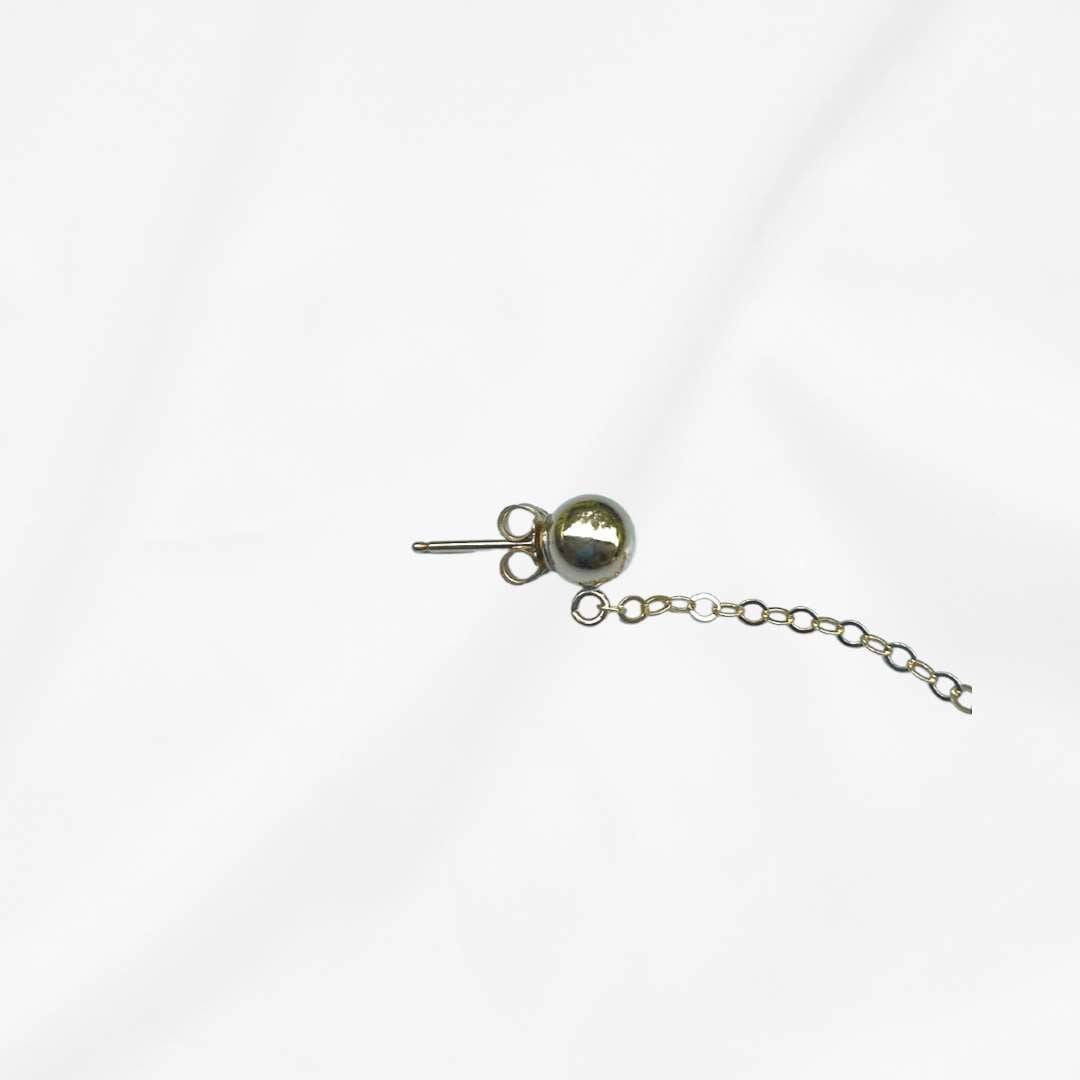 Issa - 14k Gold Filled Dainty Pearl Dangle and Drop Earrings