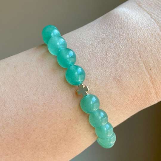 Adrian - Aventurine with Shamrock Spacer