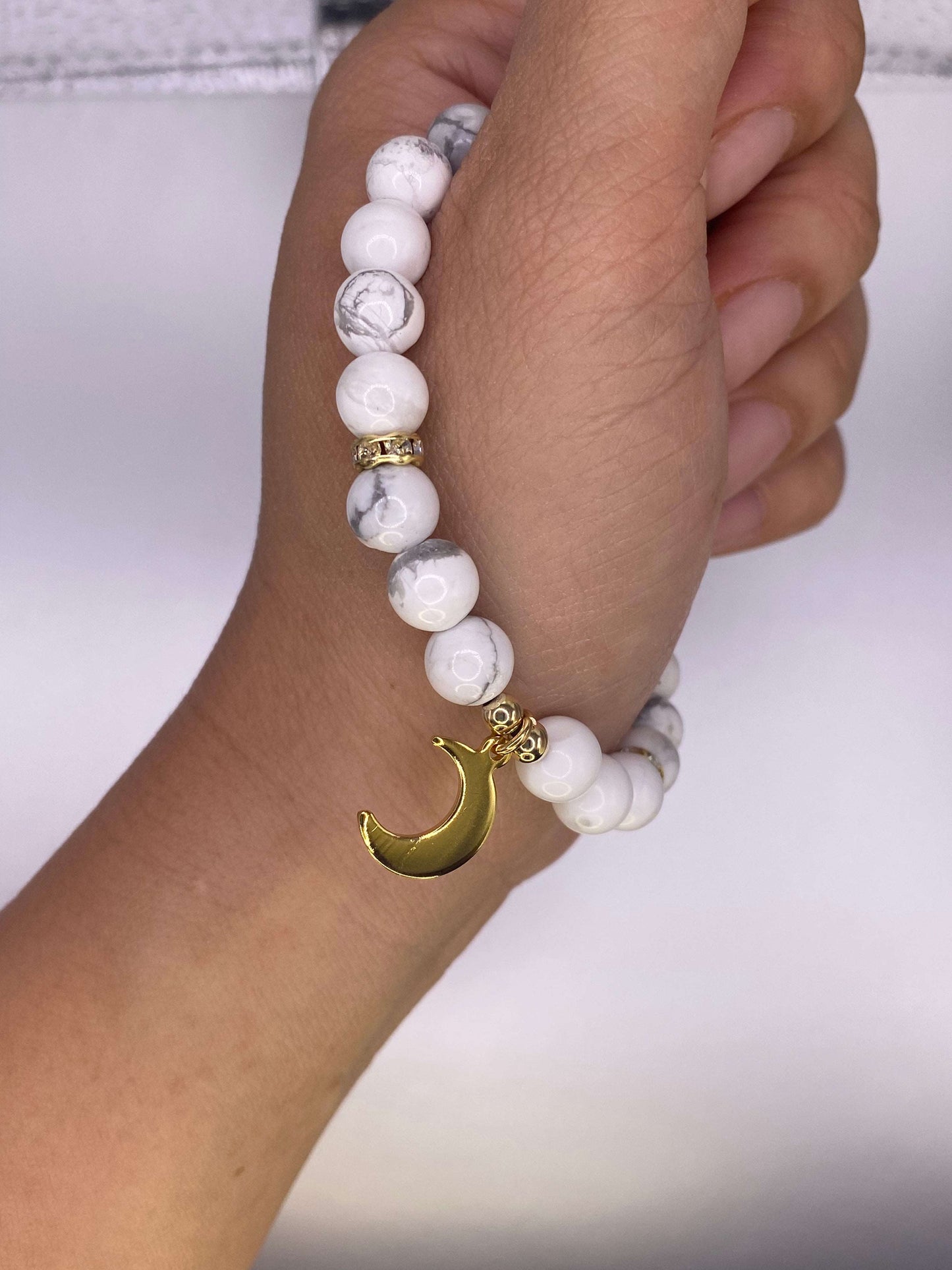 White Moon Bracelets