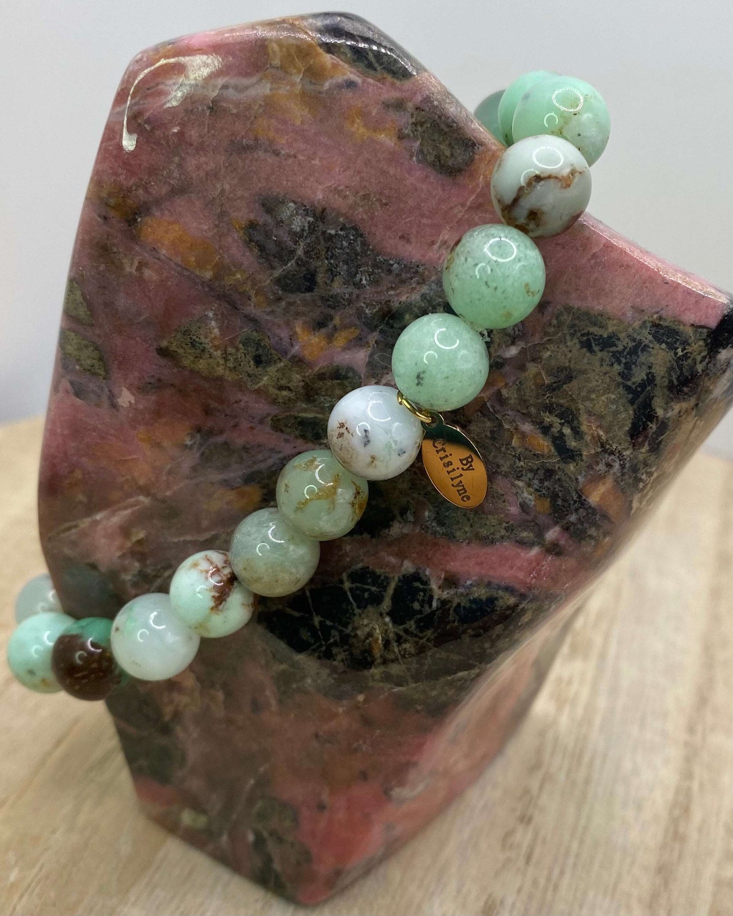 
                  
                    Chloe - Chrysoprase Charmed Bracelet
                  
                