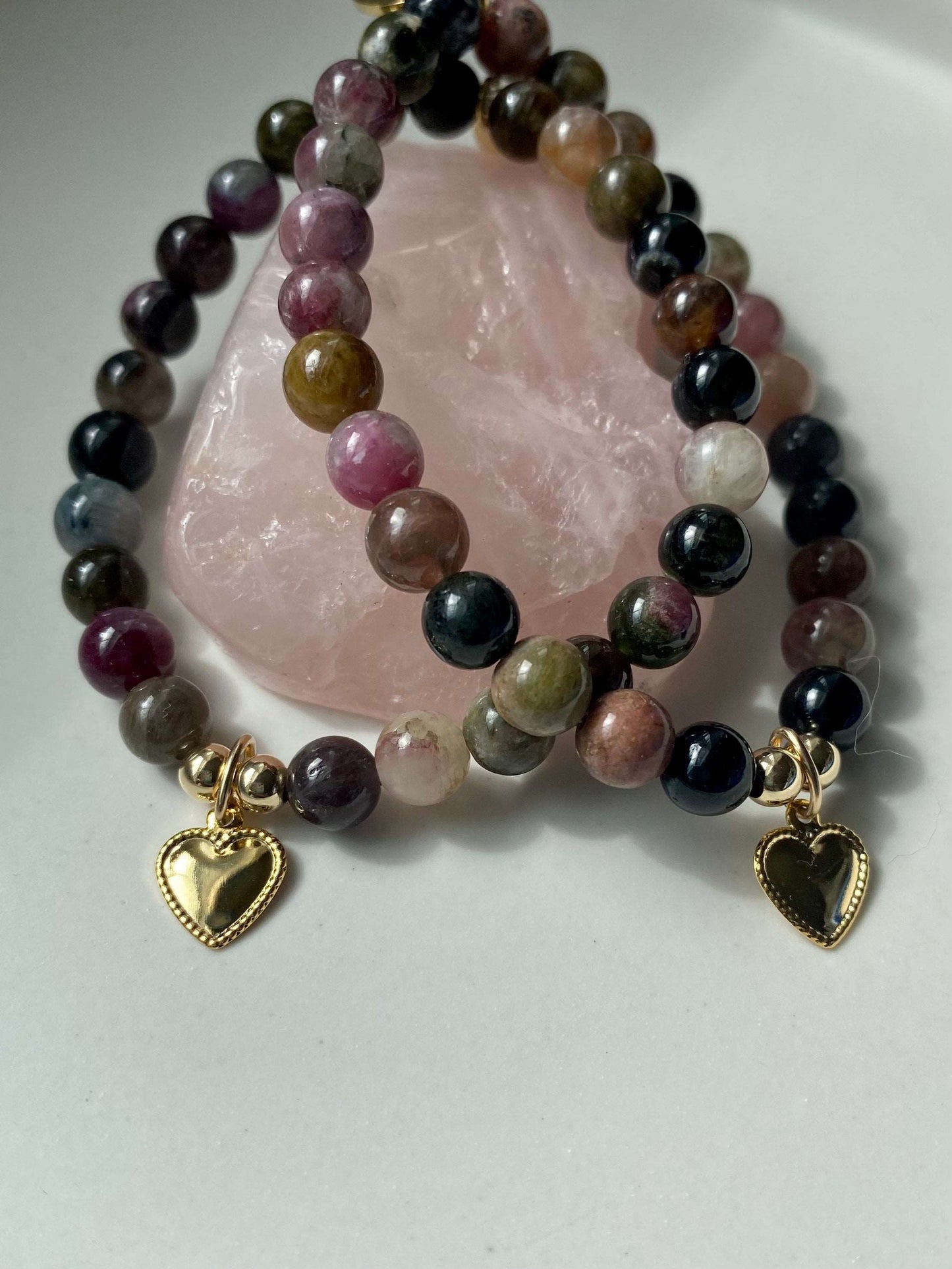 Tiana - Multicolor Tourmaline Beaded Bracelet