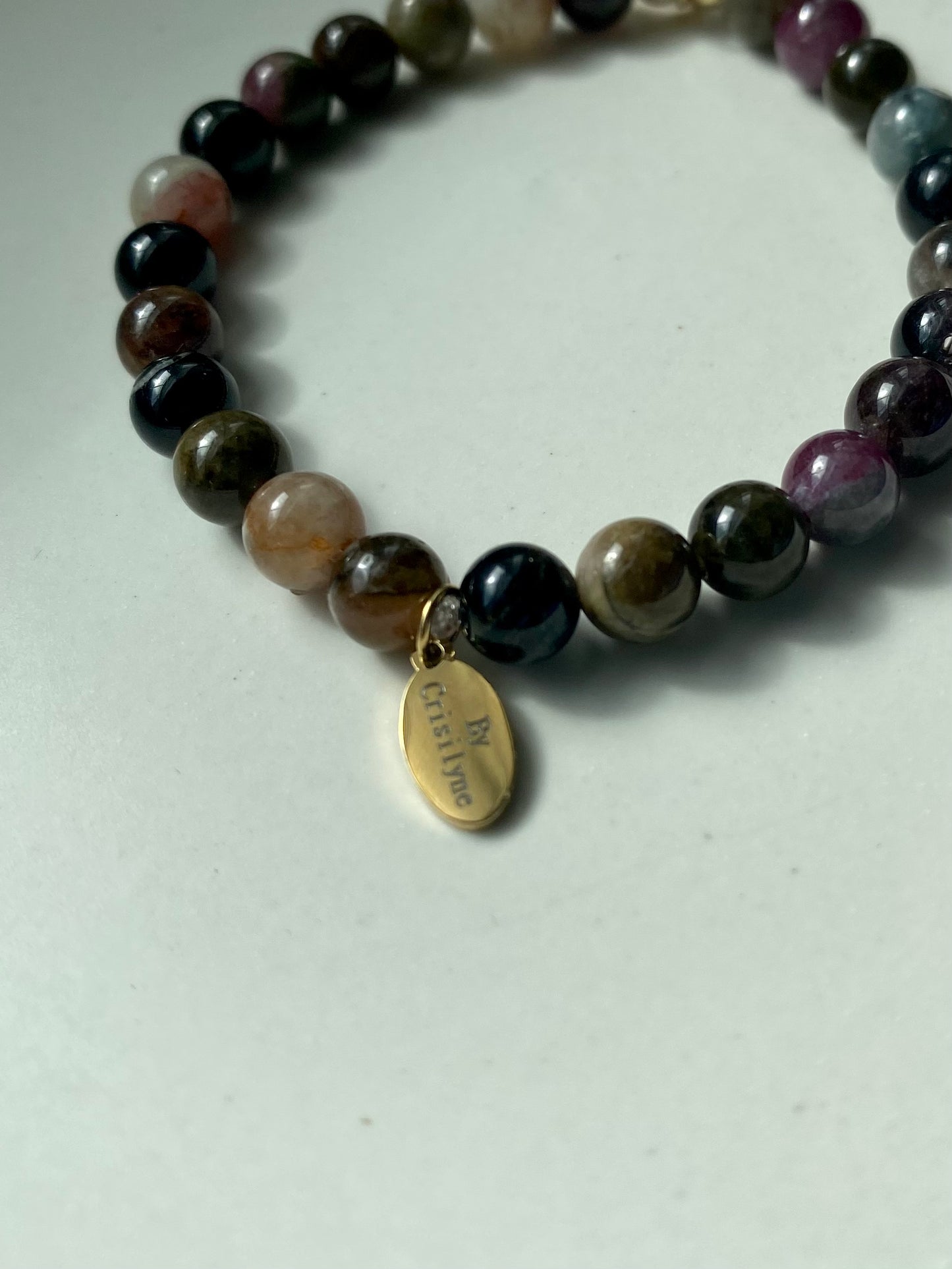 Tiana - Multicolor Tourmaline Beaded Bracelet