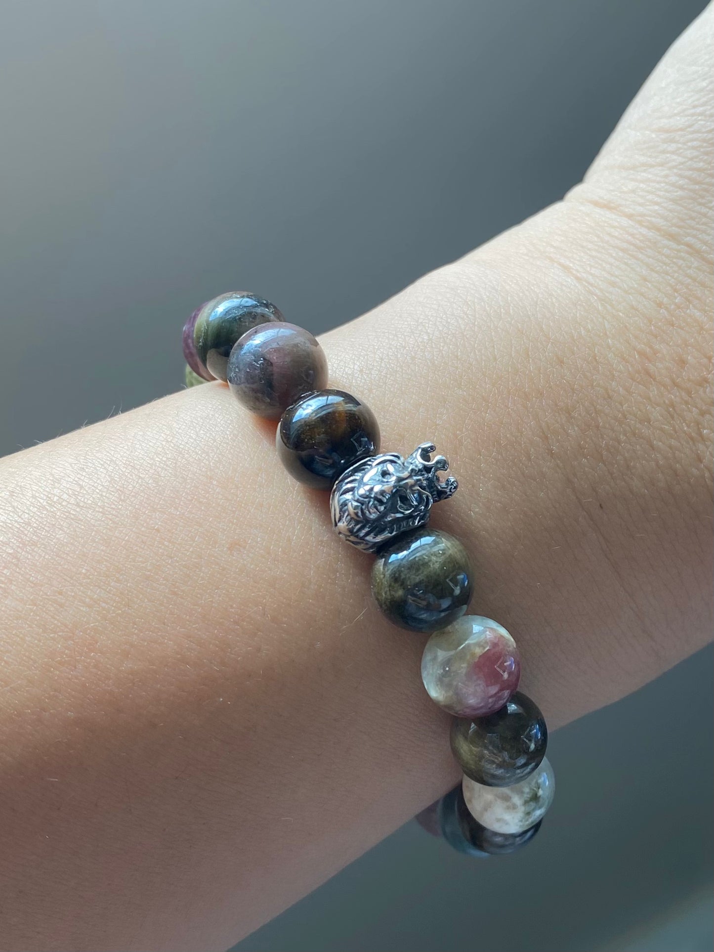 Tatum - Multicolor Tourmaline Beaded Bracelet