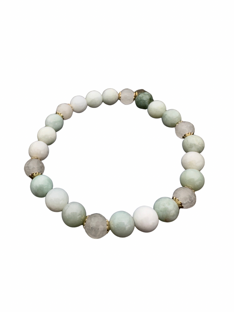 Prosper in Peace – Handmade Jade Bracelet for Calm, Healing & Abundance