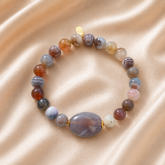 Ariana — Botswana Agate Bracelet