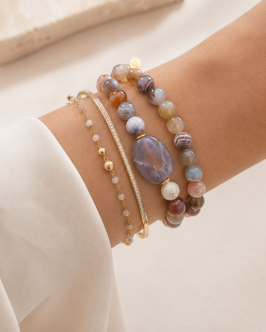 Ariana — Botswana Agate Bracelet