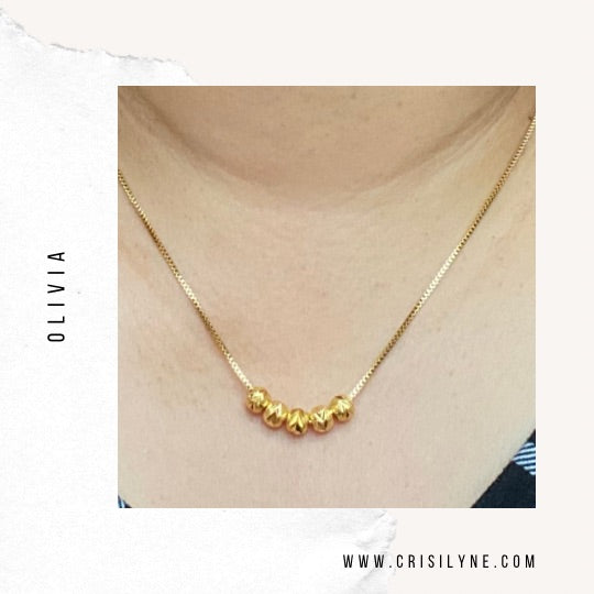
                  
                    Olivia 18k Gold Plated Titanium Steel Minimalist Necklace
                  
                