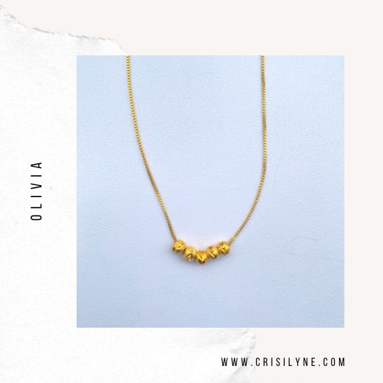 
                  
                    Olivia 18k Gold Plated Titanium Steel Minimalist Necklace
                  
                