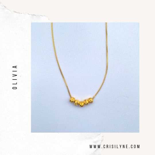 Olivia 18k Gold Plated Titanium Steel Minimalist Necklace