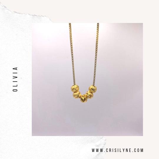 
                  
                    Olivia 18k Gold Plated Titanium Steel Minimalist Necklace
                  
                