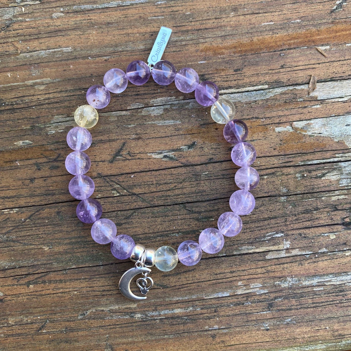 Alyssa - Ametrine with Moon Charm