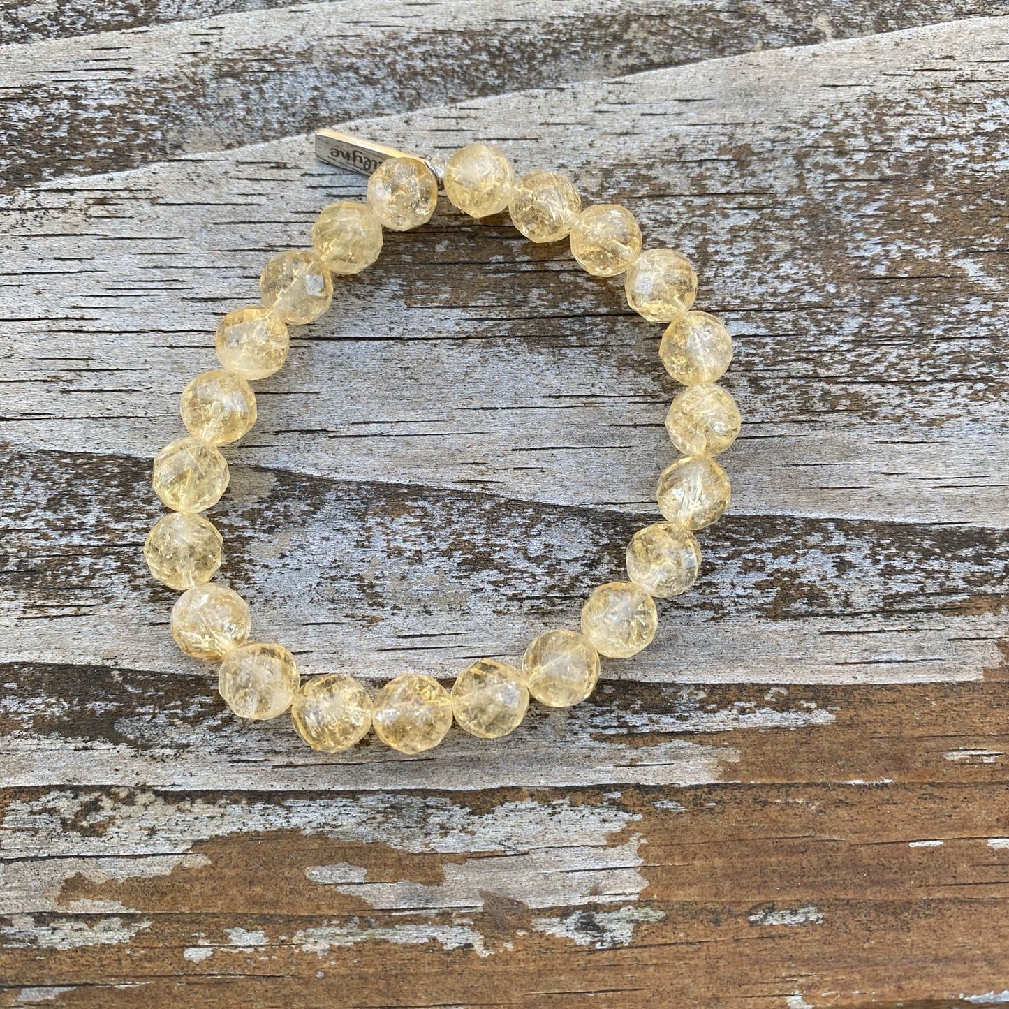 
                  
                    Celine - Citrine Beaded Bracelet
                  
                