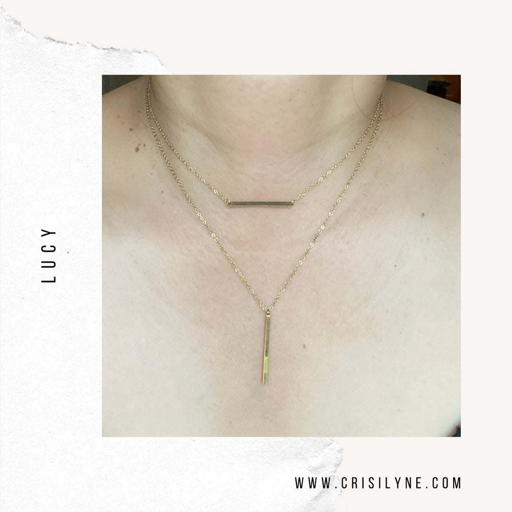 
                  
                    Lucy Necklaces | 14k Gold Plated Stainless Steel
                  
                