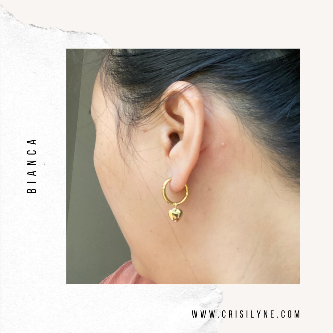 
                  
                    Bianca Charm Hoop Earrings
                  
                