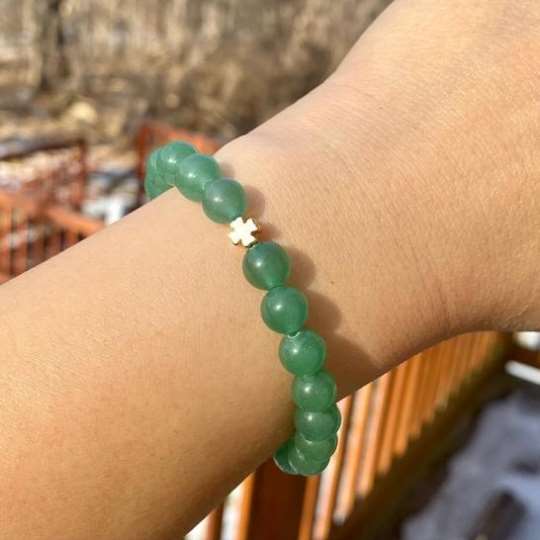 
                  
                    Adrian - Aventurine with Shamrock Spacer
                  
                