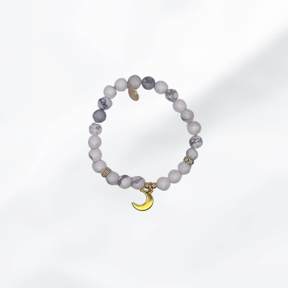 Premium white 2025 moon bracelet