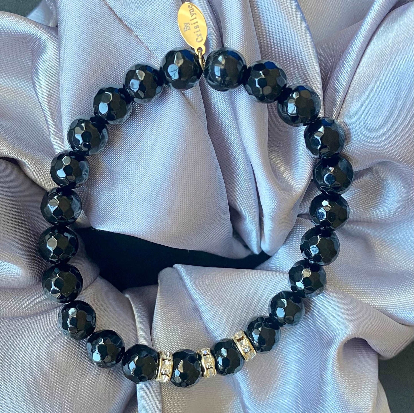 
                  
                    Onyx Bracelet with Rhinestones Bracelets
                  
                