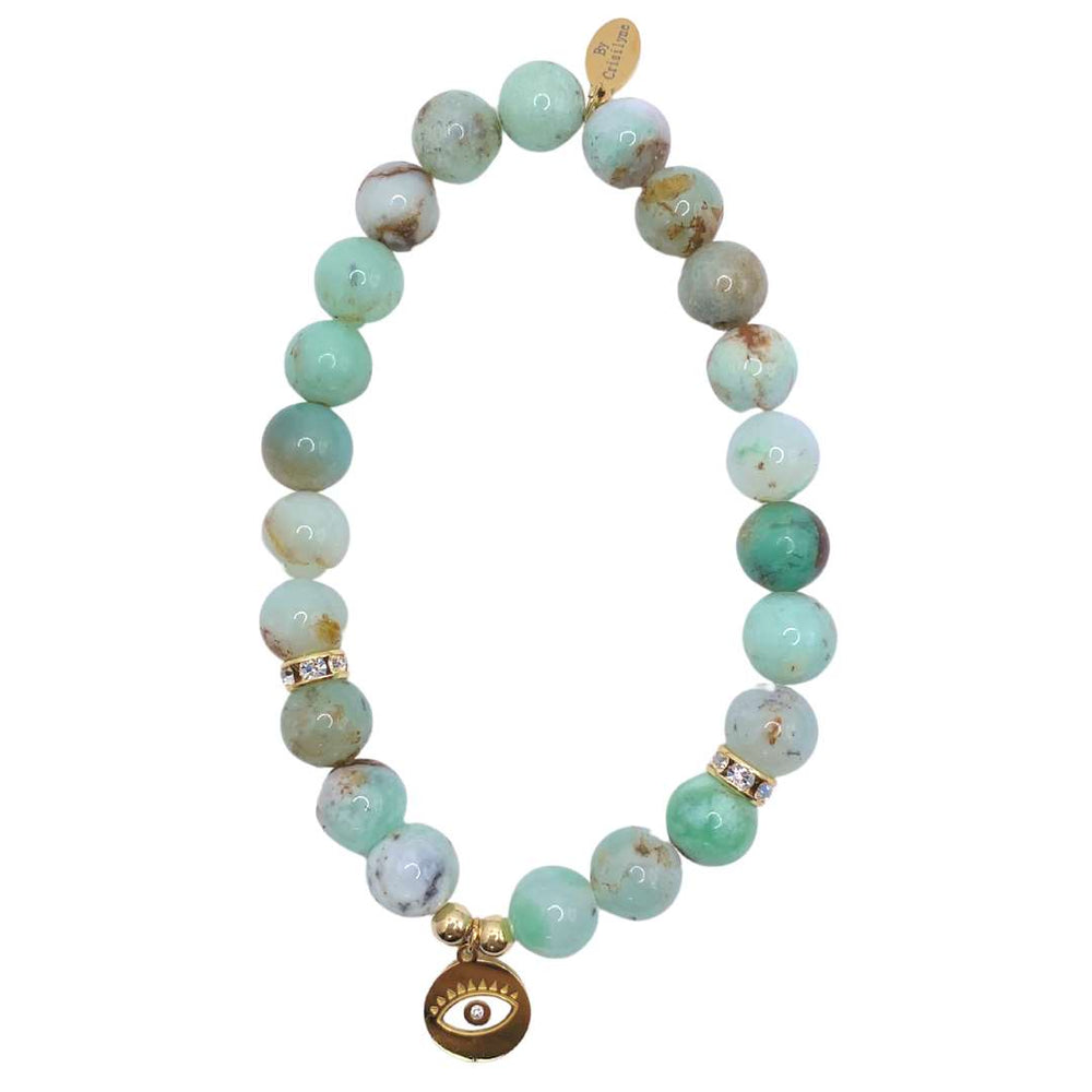 Chloe - Chrysoprase Charmed Bracelet