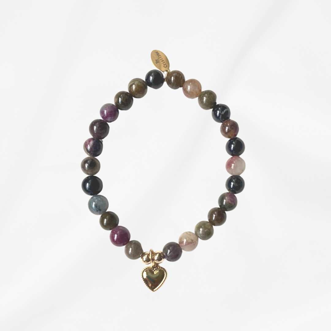 
                  
                    Tiana - Multicolor Tourmaline Beaded Bracelet
                  
                