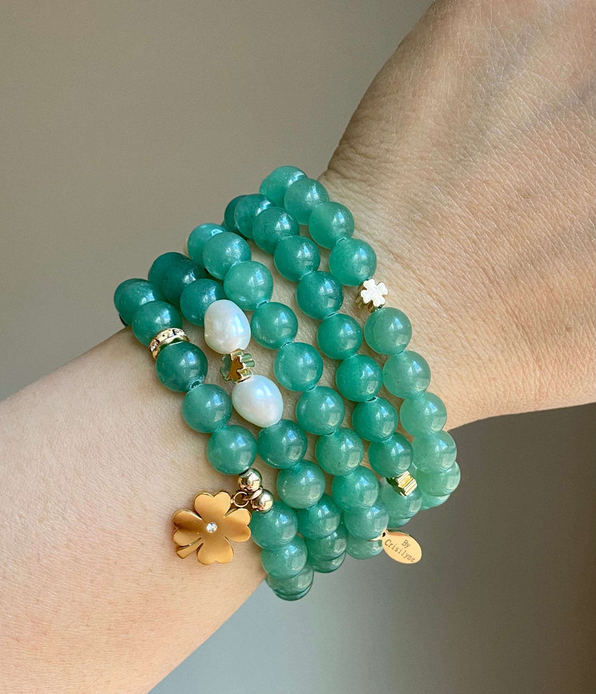 
                  
                    Allison - Aventurine with Shamrock
                  
                