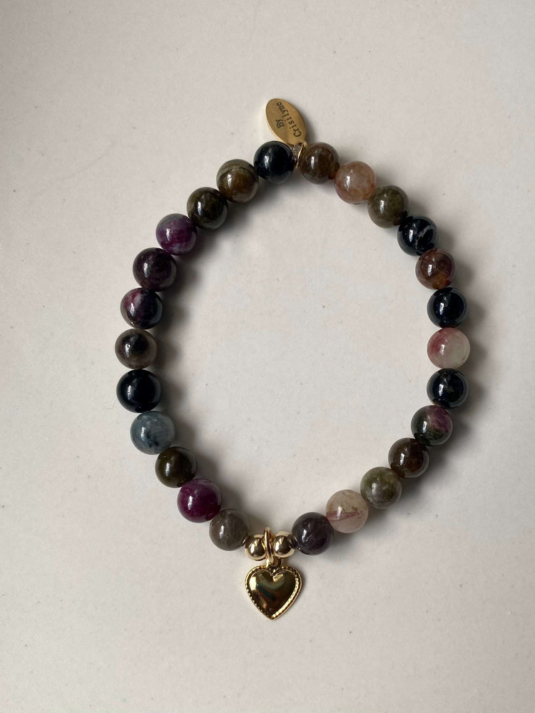 
                  
                    Tiana - Multicolor Tourmaline Beaded Bracelet
                  
                