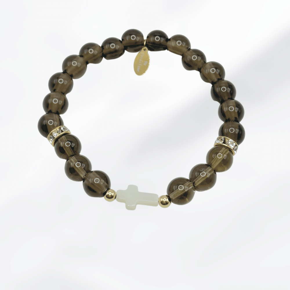 Elisha - Mother of Pearl Cross