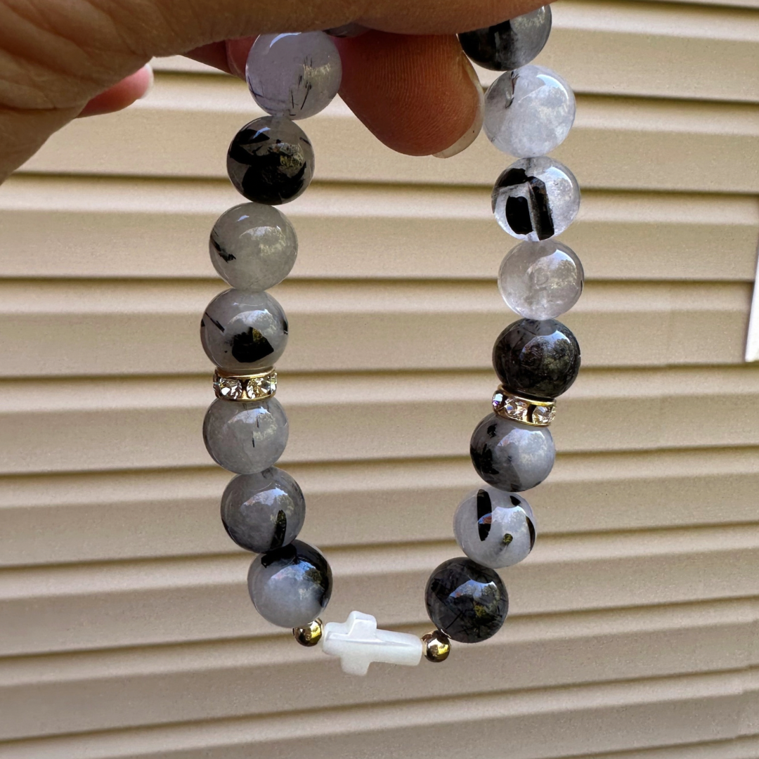 
                  
                    Elisha - Mother of Pearl Cross
                  
                