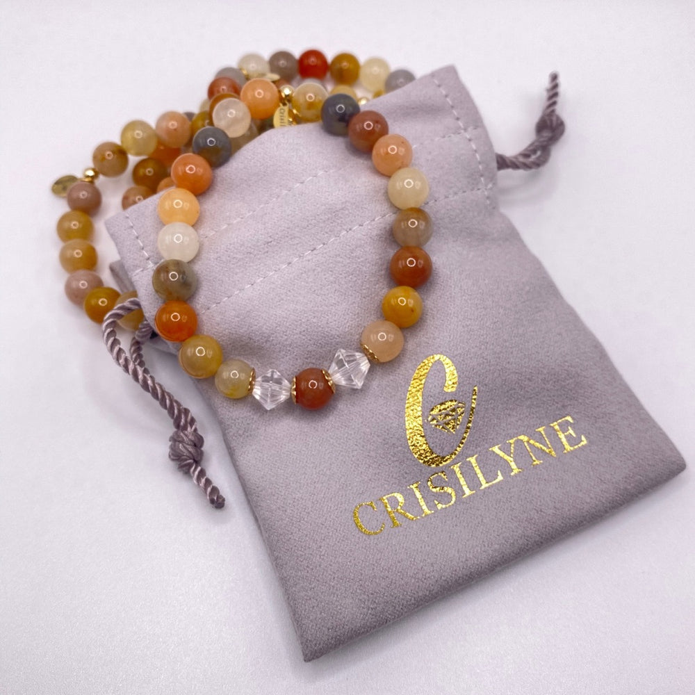 
                  
                    Maggie - Rainbow Jade Beaded Bracelet
                  
                