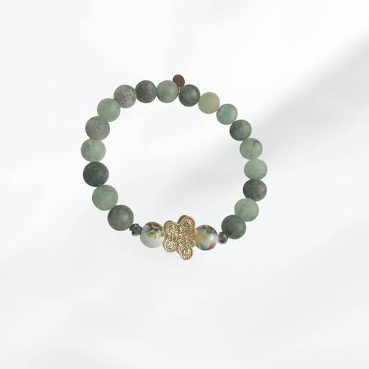 Maia - Butterfly Terahertz Beaded Bracelet