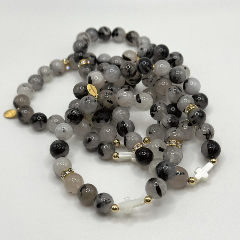 
                  
                    Elisha - Mother of Pearl Cross
                  
                