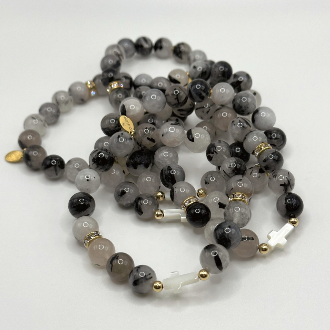 
                  
                    Elisha - Mother of Pearl Cross
                  
                