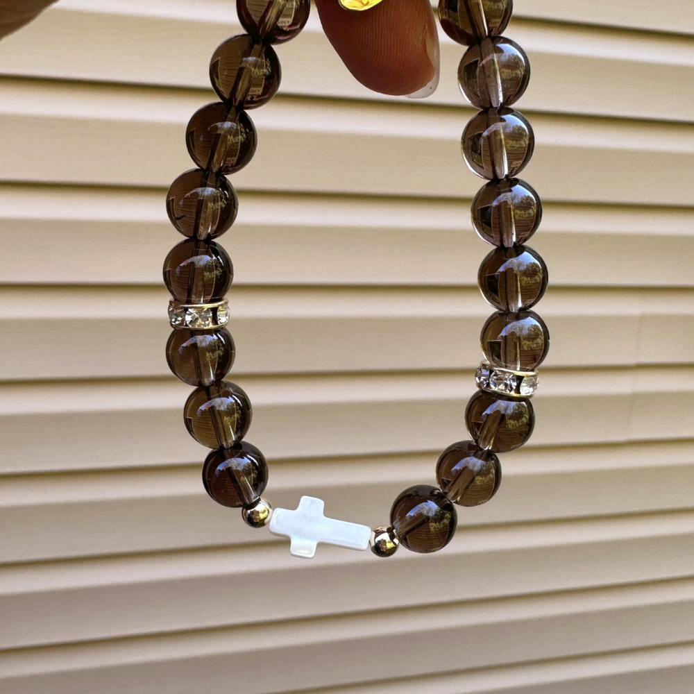 
                  
                    Elisha - Mother of Pearl Cross
                  
                
